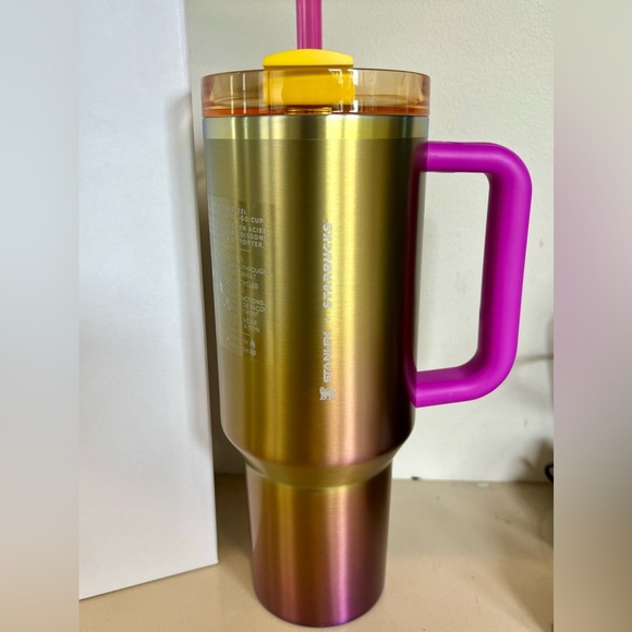 Starbucks x Stanley 🌈 40 Oz Summer Iridescent Rainbow, New With Original Boxl - Picture 2 of 4